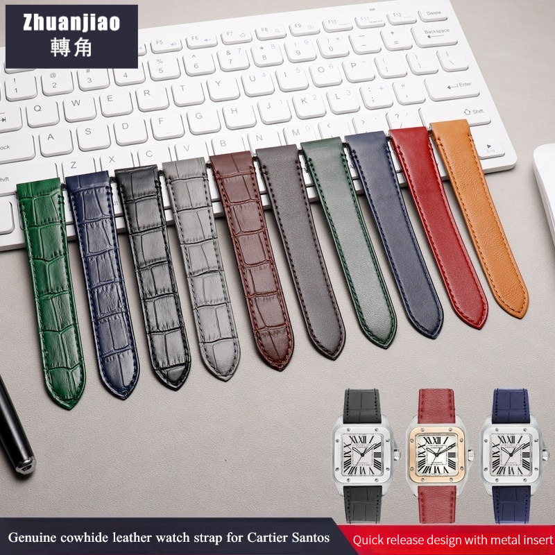 Cartier Watch Tank - Cinturino per Orologio in Pelle di