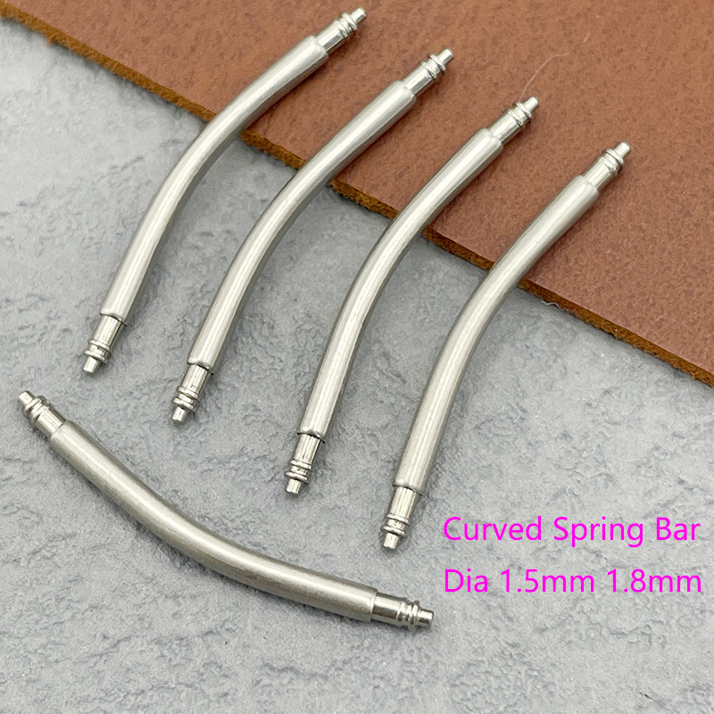 Curved Spring Bar - Perni per cinturino curvo in acciaio