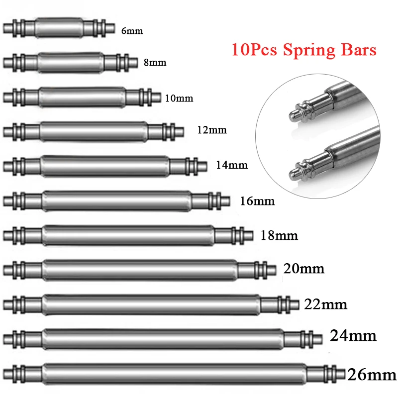 Curved Spring Bar - Barra a molla per cinturino orologio