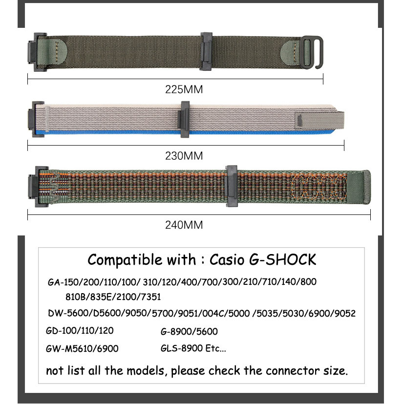 Cinturino da 16mm per Casio G- - Nato Strap Nylon recensione e prezzo