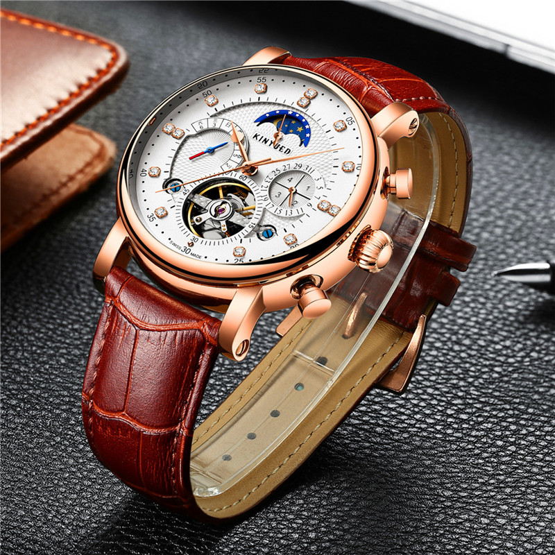 Marchio di lusso KINYUED orolo - Omega Watch Constellation recensione e prezzo
